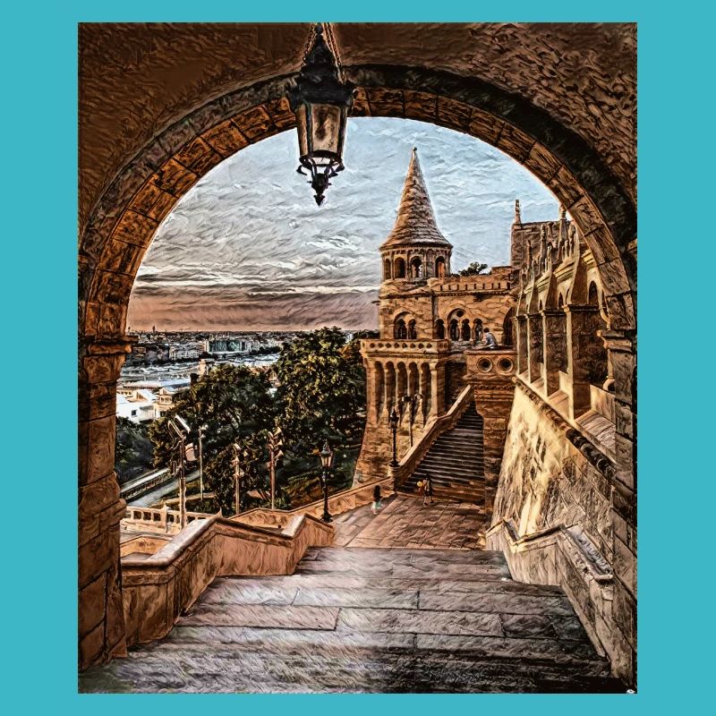 Bastion des pêcheurs, Budapest, Hongrie