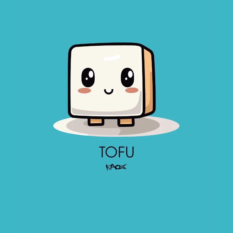Anime Chibi mignon : Tofu kawaii
