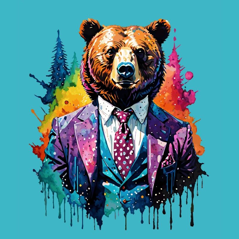 Ours en costume