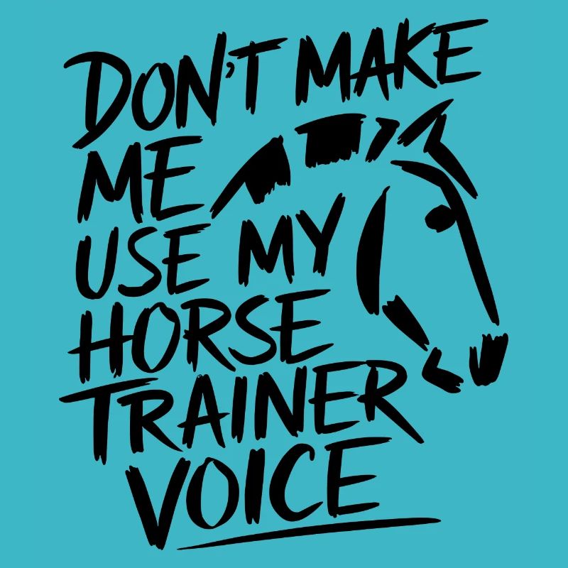 Riding trainer Humor with style and assertiveness