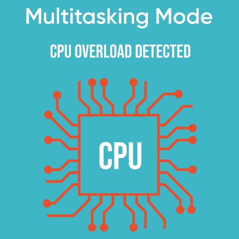 Multitasking-Modus – CPU-Überlastung erkannt