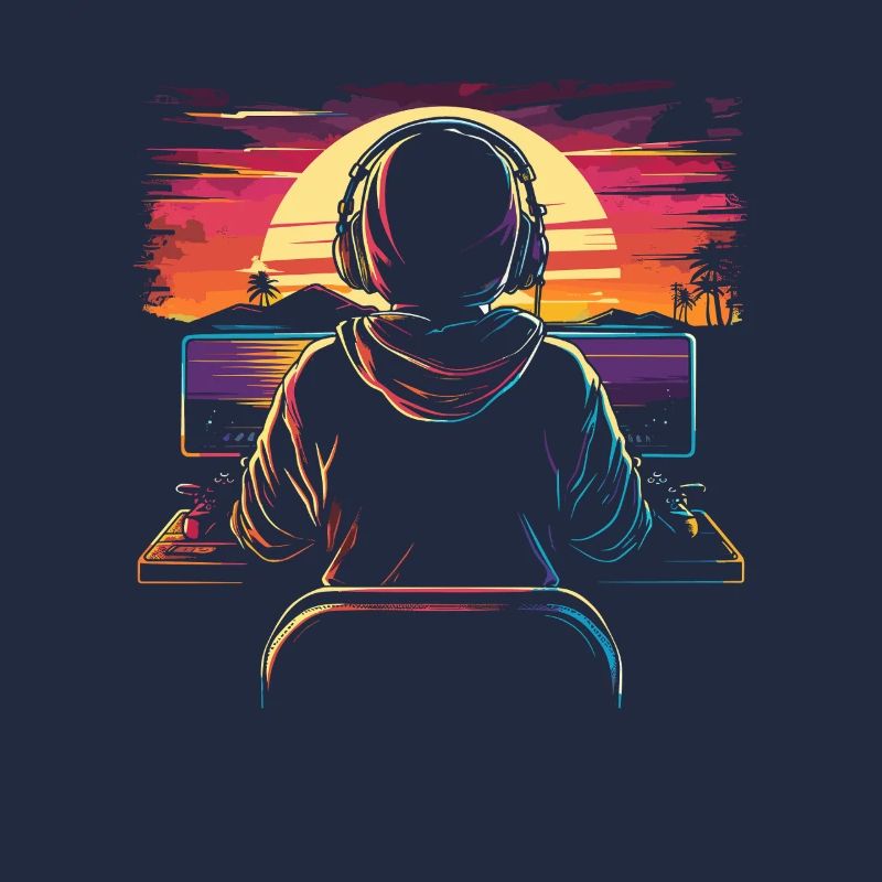 Gamer Synthwave