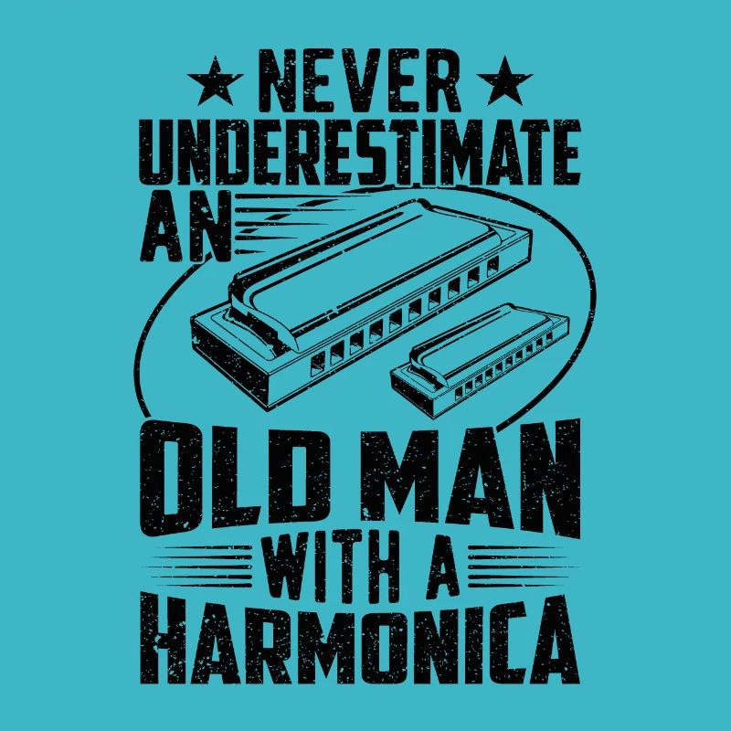 Old Man With A Harmonica