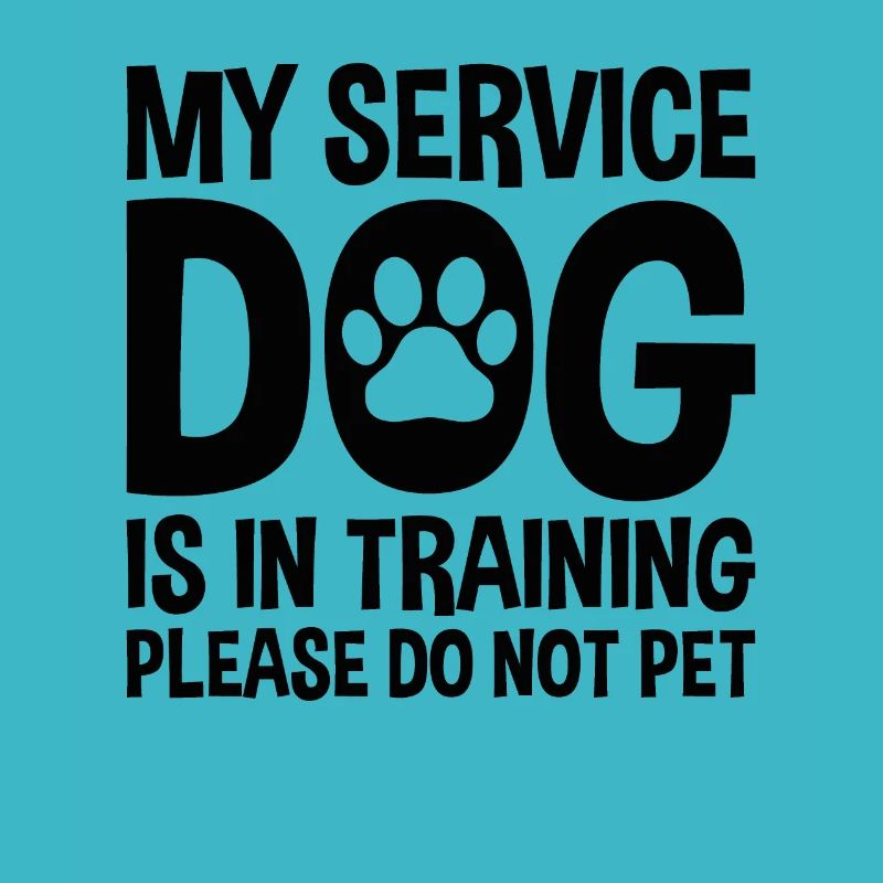 My service dog is in training