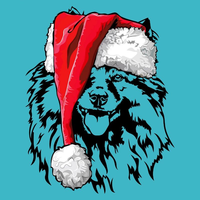 Père Noël Wolfsspitz Nikolaus Wilsigns