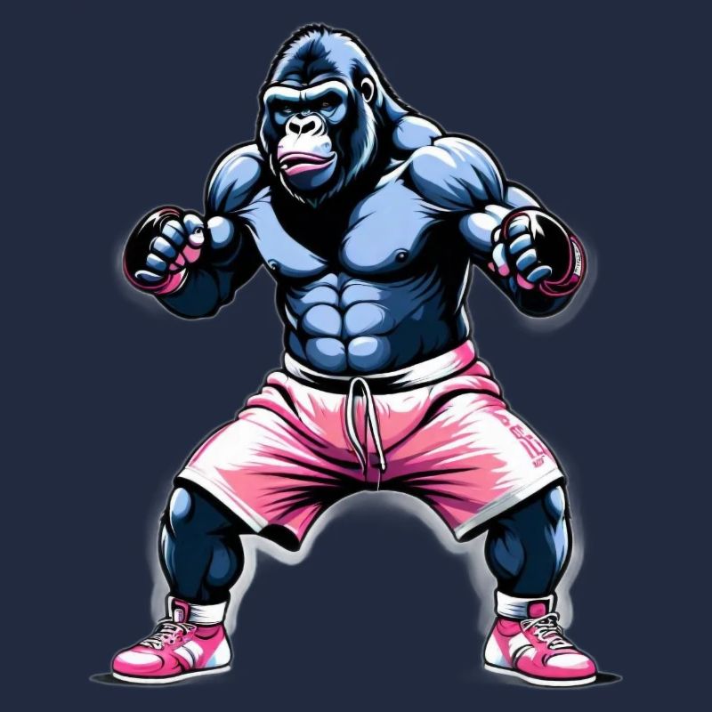 Boxe Boxeur Gorille
