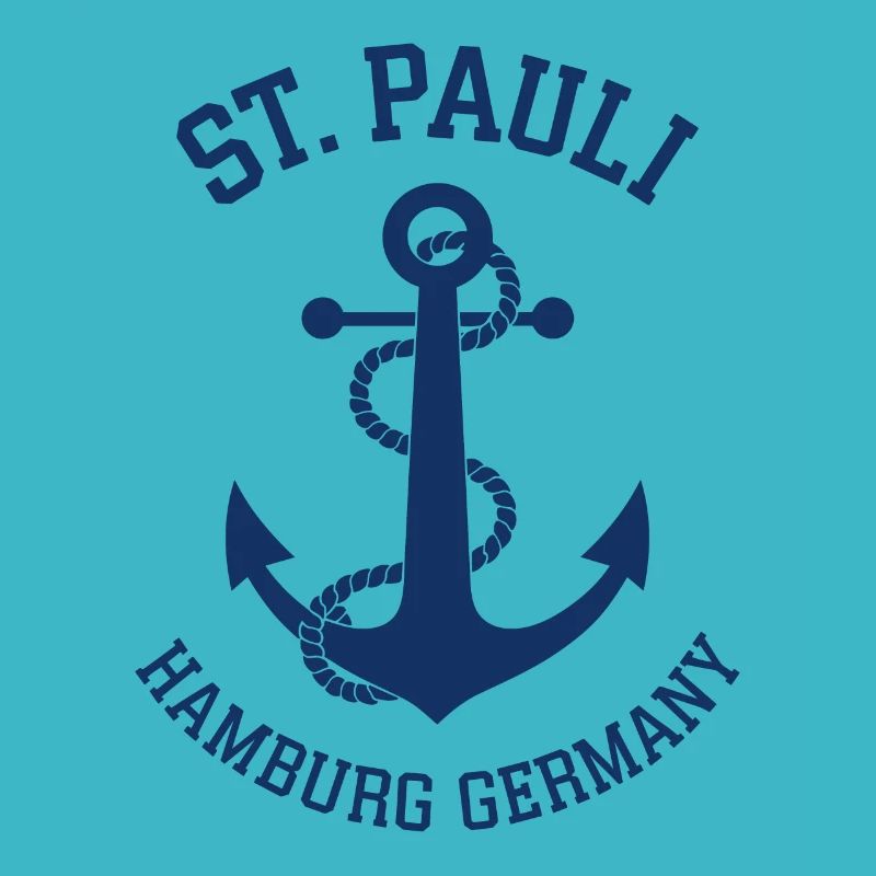 St. Pauli Hamburg Anker Reeperbahn