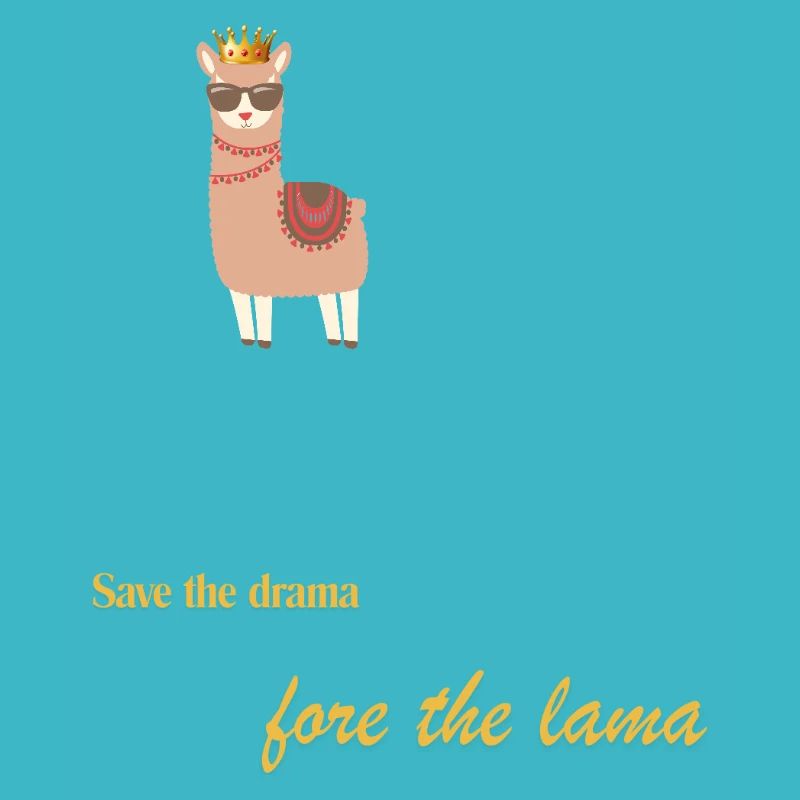 Regal Llama Crown Tee