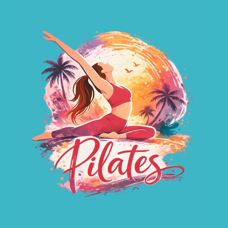 Pilates au coucher tropical