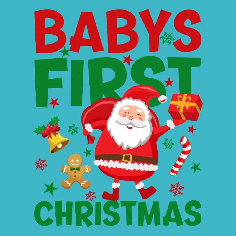 Le premier Père Noël de Noël de bébé
