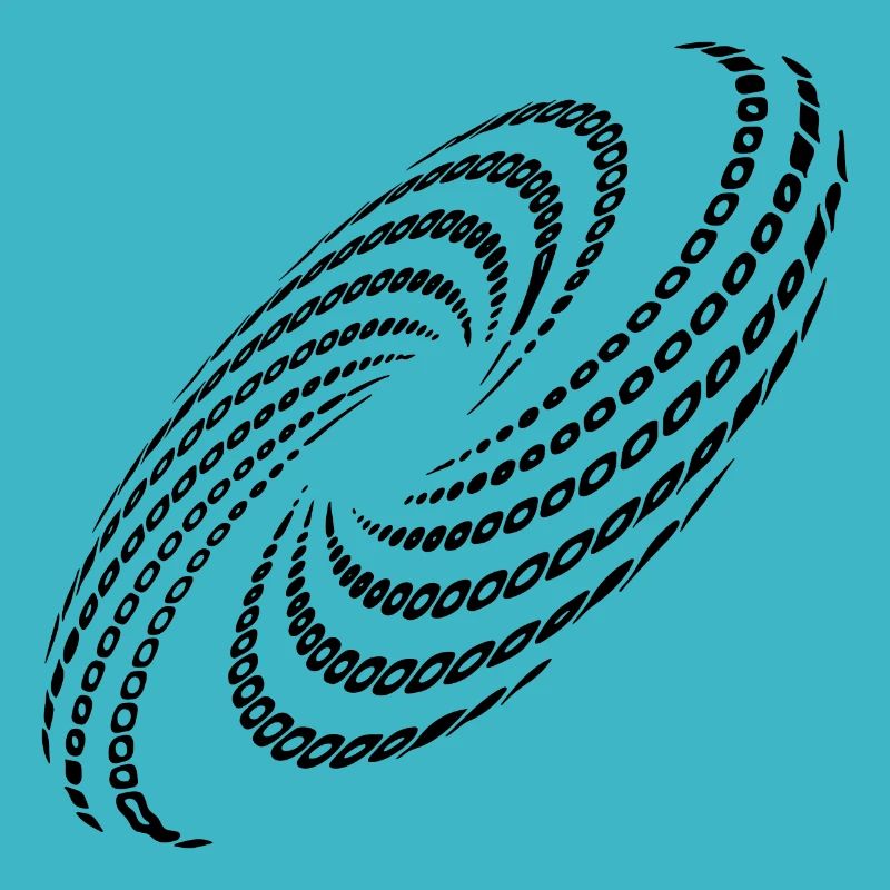 Formation de tourbillon de planète en spirale torsadée