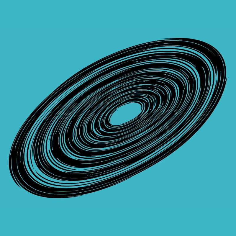 Drei Dimensionale Vintage Kreis Scheibe