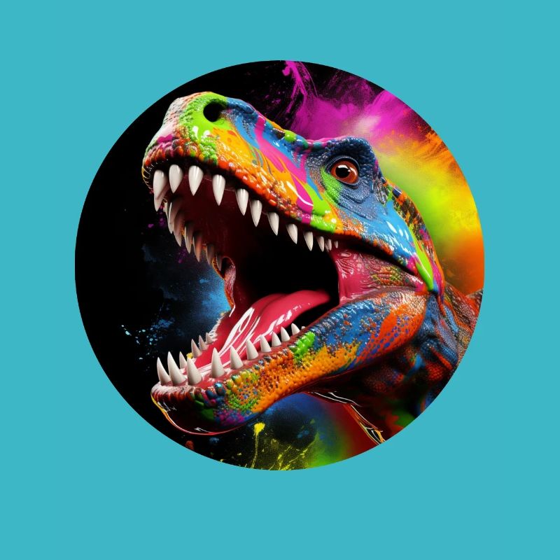T Rex coloré2