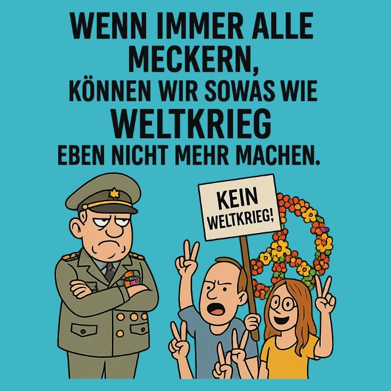 Weltkrieg? Nicht mit uns! – Satirischer Protest