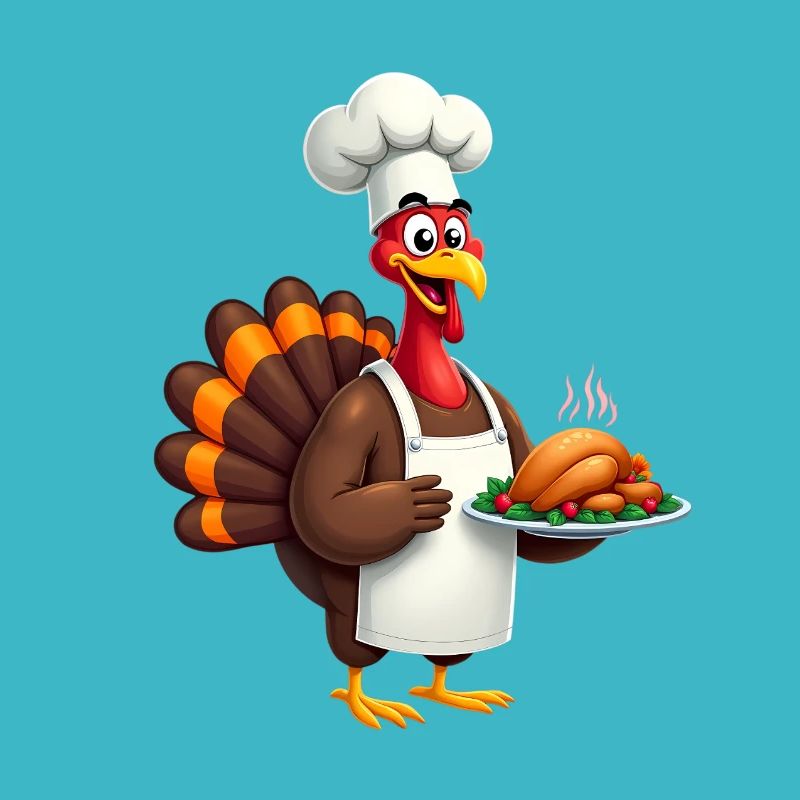 Cuisinier de dinde de Thanksgiving Thanksgiving