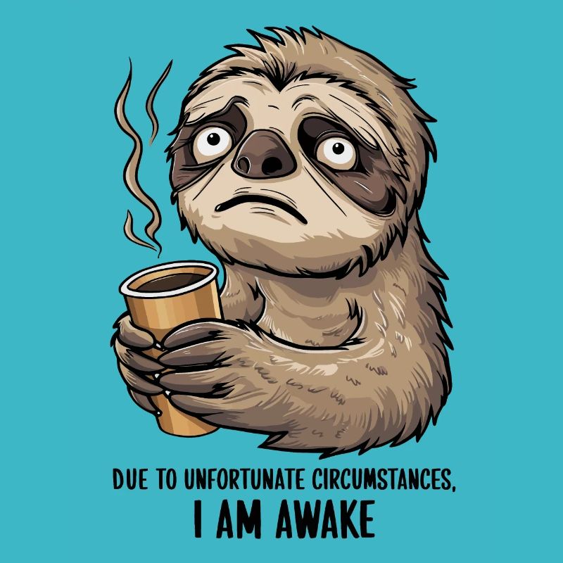 Due to unfortunate circumstances, I am awake Sloth