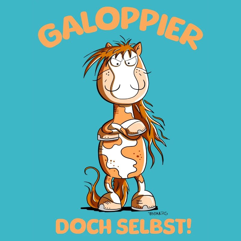 Pferd Galopp Spruch