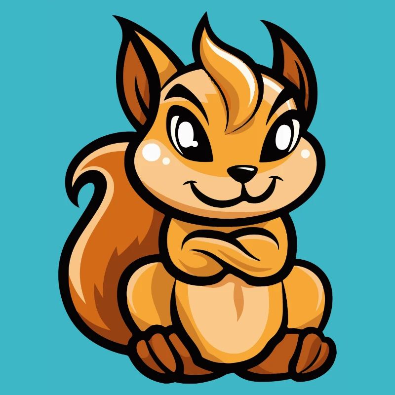 Eichhörnchen Comic