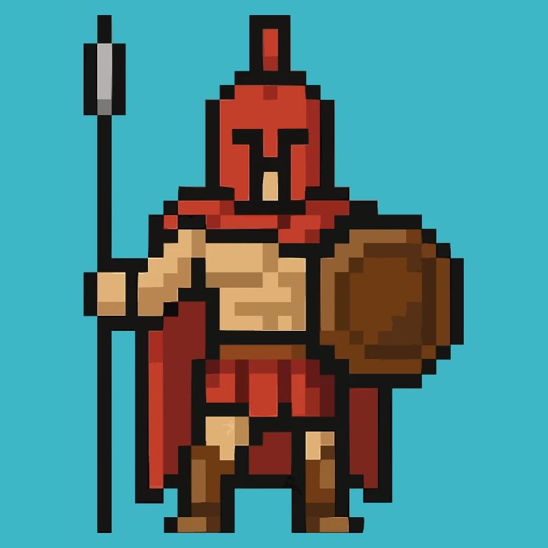 Pixel spartiate