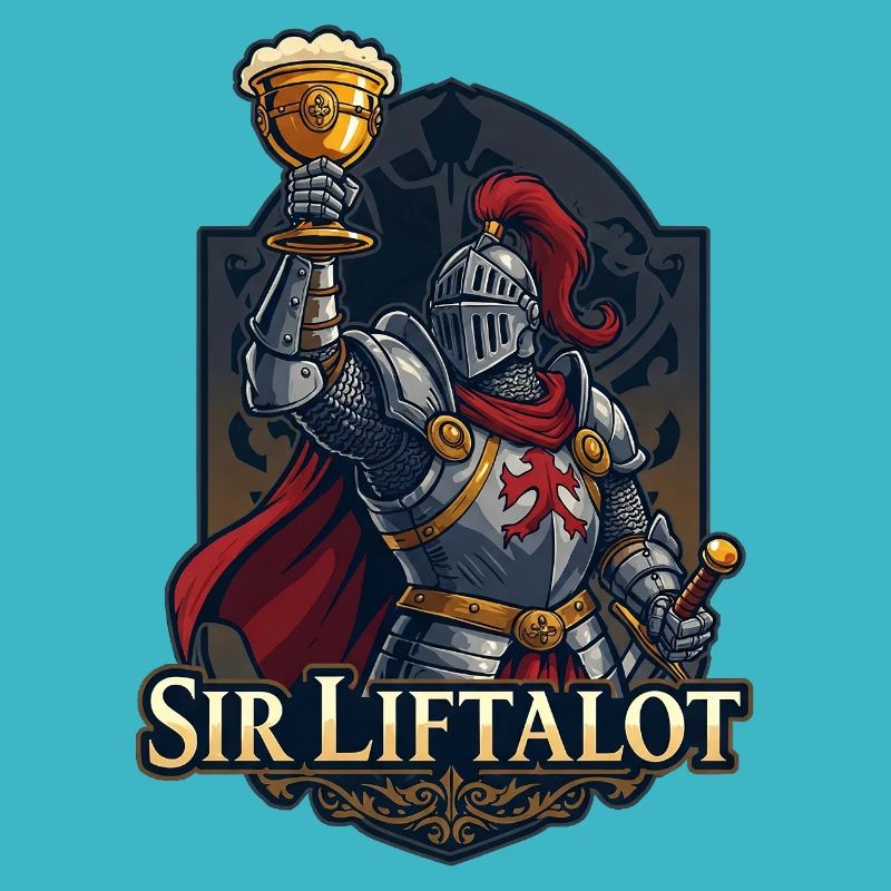 Sir Liftalot Drinking