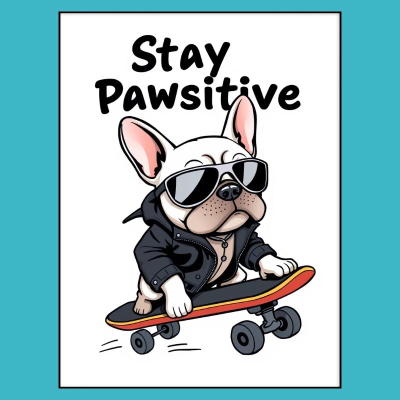 Cooler Bulldoggen Style – Stay Pawsitive Design