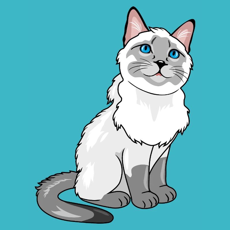 Proud Siamese cat