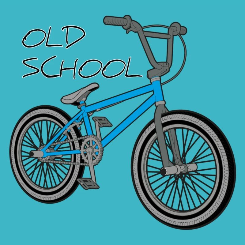bmx old school blue