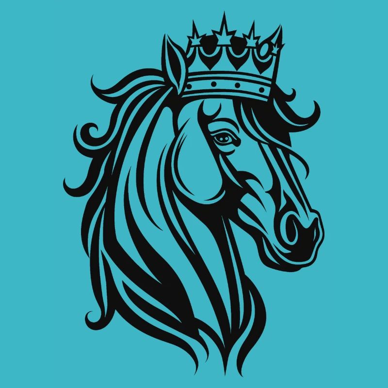 Coronation in black and white