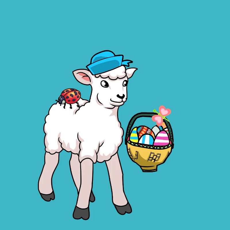 80er 90er Lamm Lämmer Schaf Schafe Ostern