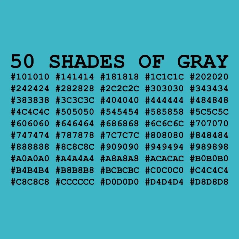50 nuances de gris