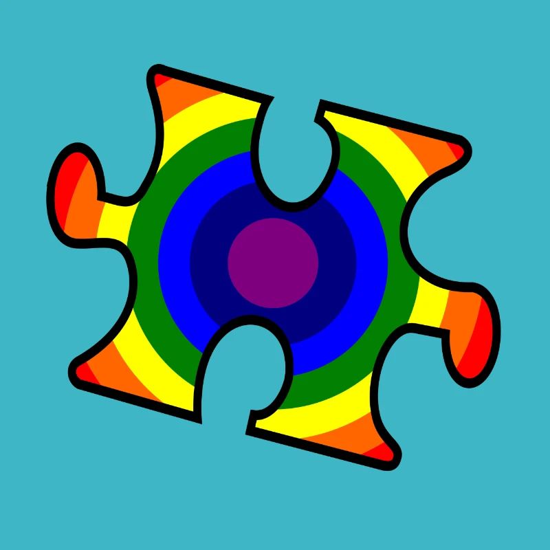 Rainbow Puzzleteil