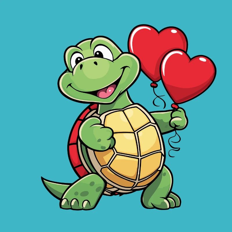 Turtle Heart - Valentine's Day