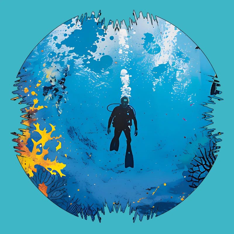 Weightlessness while diving