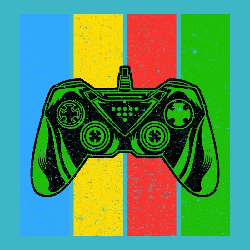 Vintage Retro Gaming Controller