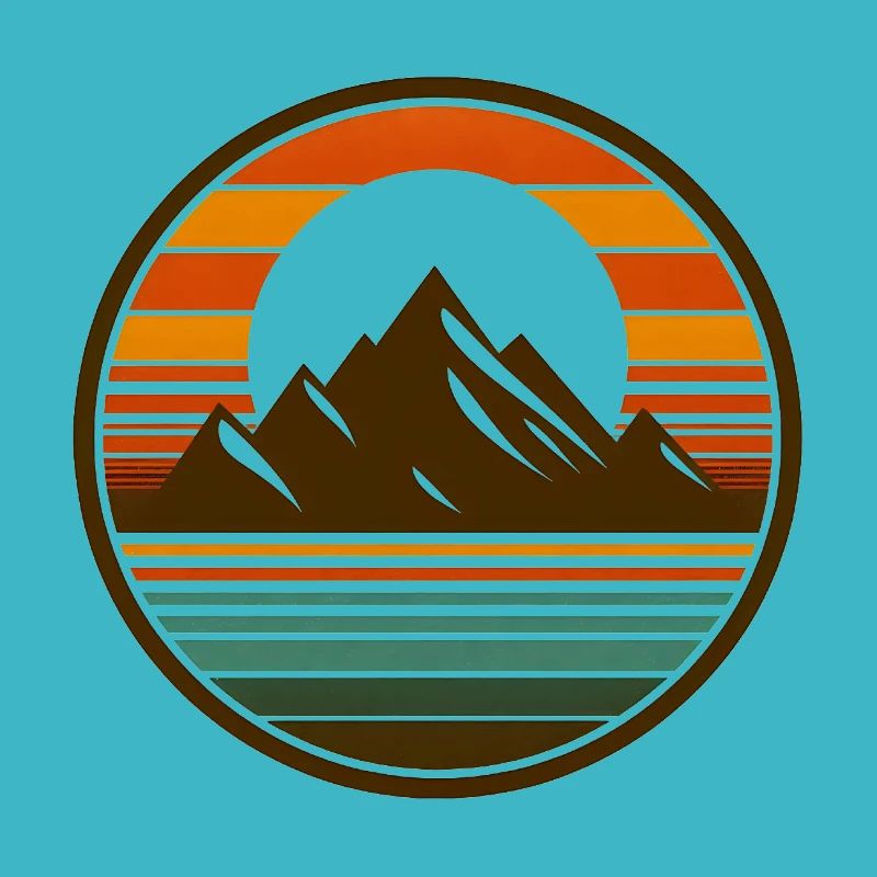 Mountains, nature, sunset