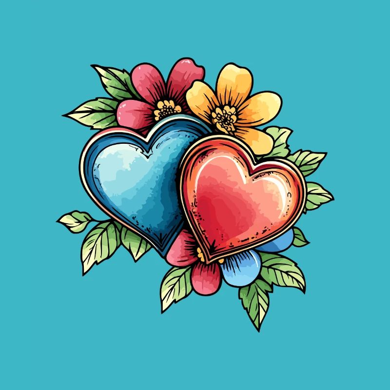 Fleurs de cœur