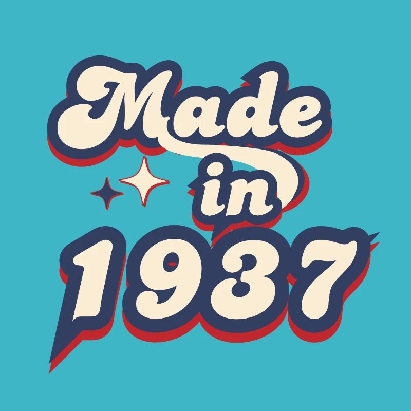 Made in 1937 retro