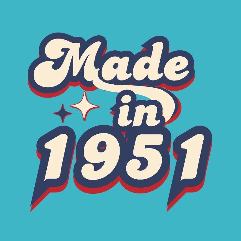 Made in 1951 retro