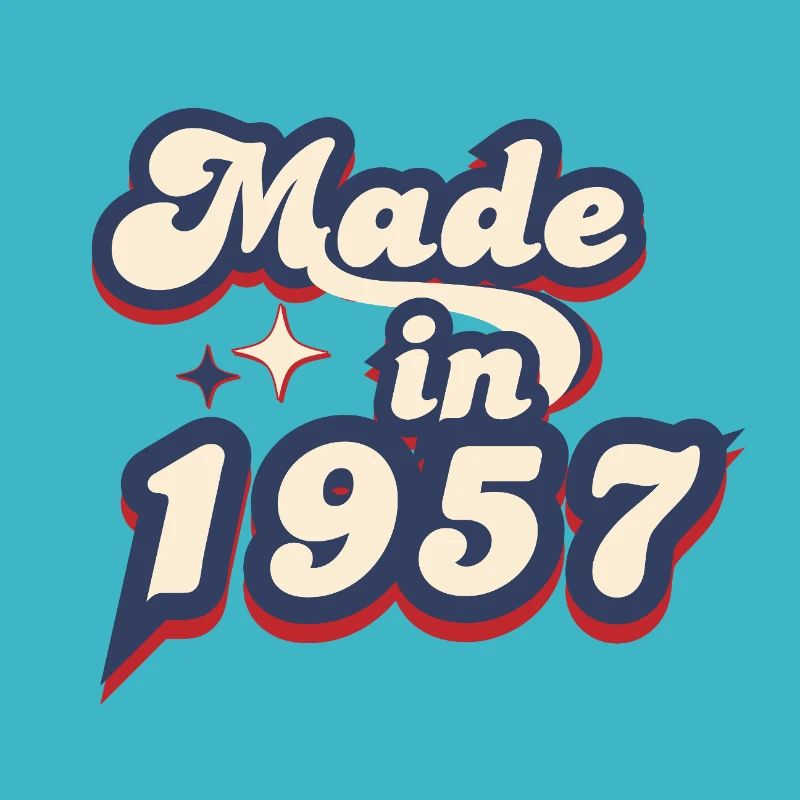 Made in 1957 Retro