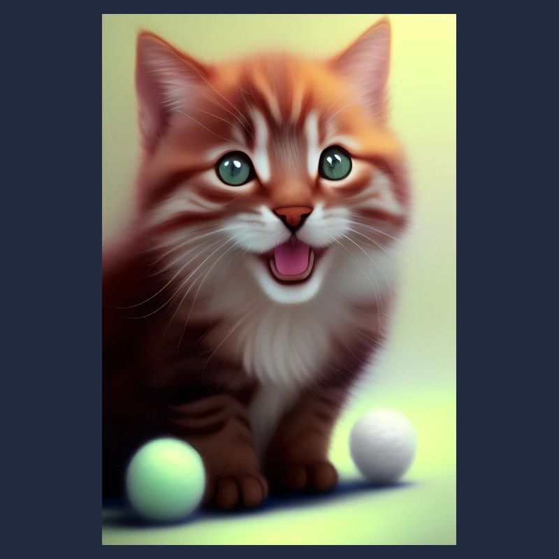 Petit bébé chat mignon