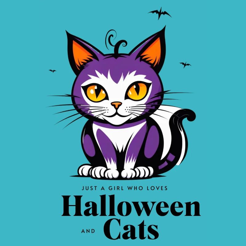Halloween Katze süß