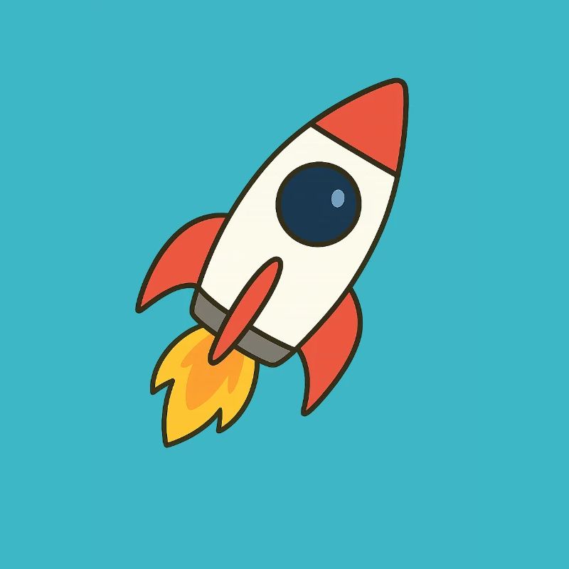 fliegende Rakete