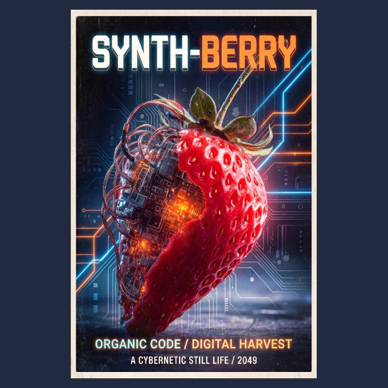 Synth-Beere: Kybernetische Erdbeere