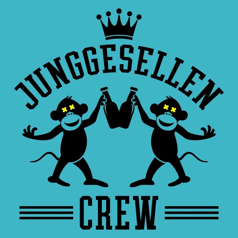 Junggesellen Crew Jga Witzig Bier