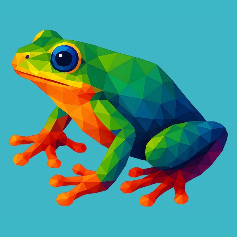 Animaux de style WPAP - Grenouille arboricole