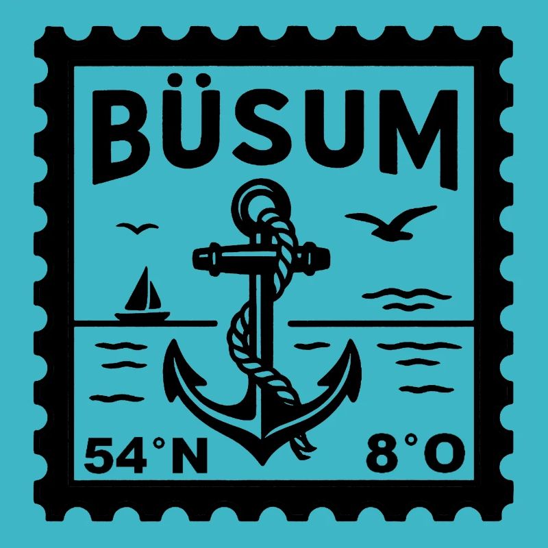 Timbre-poste Büsum