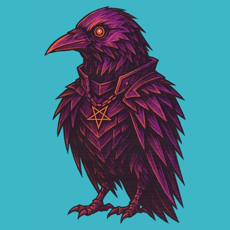 Gothic Krähe/Rabe