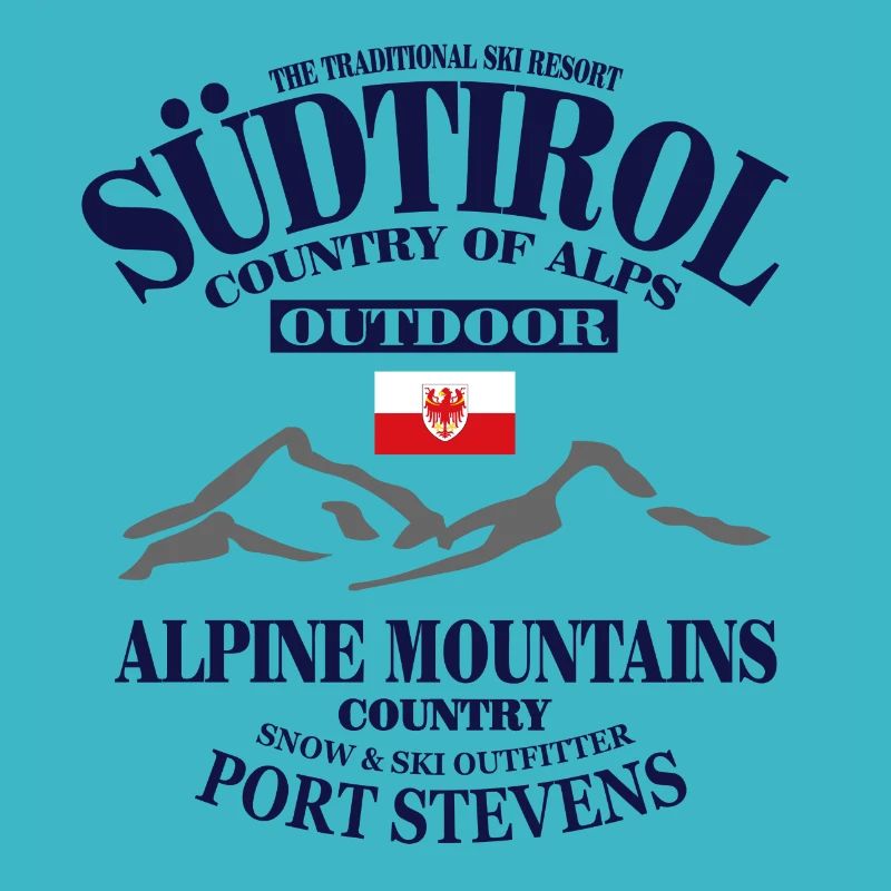 Südtirol - Mountains & Flag