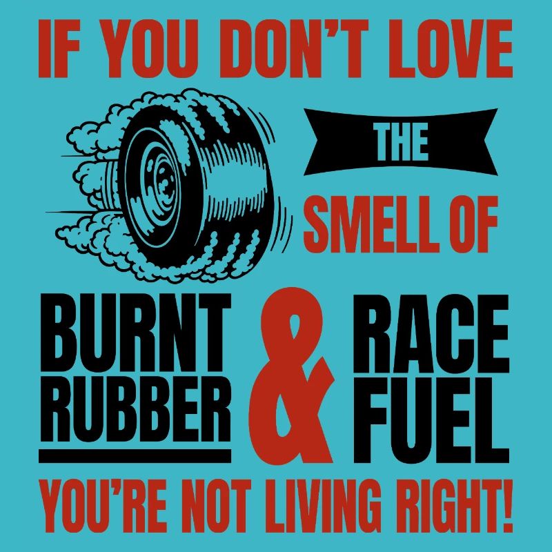 Carburant de course en caoutchouc brûlé