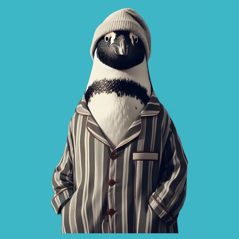 Pinguin im Pyjama